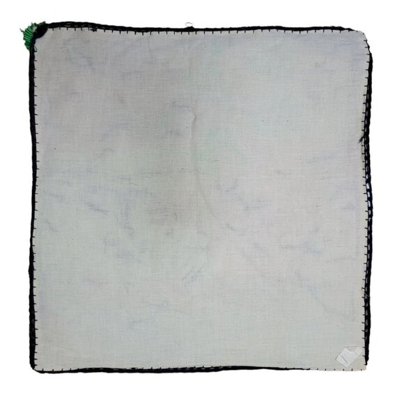 Handstitched‎ Llama Tapestry Folksy Sewn Artwork Wall Hanging Travel Vintage - Picture 6 of 9